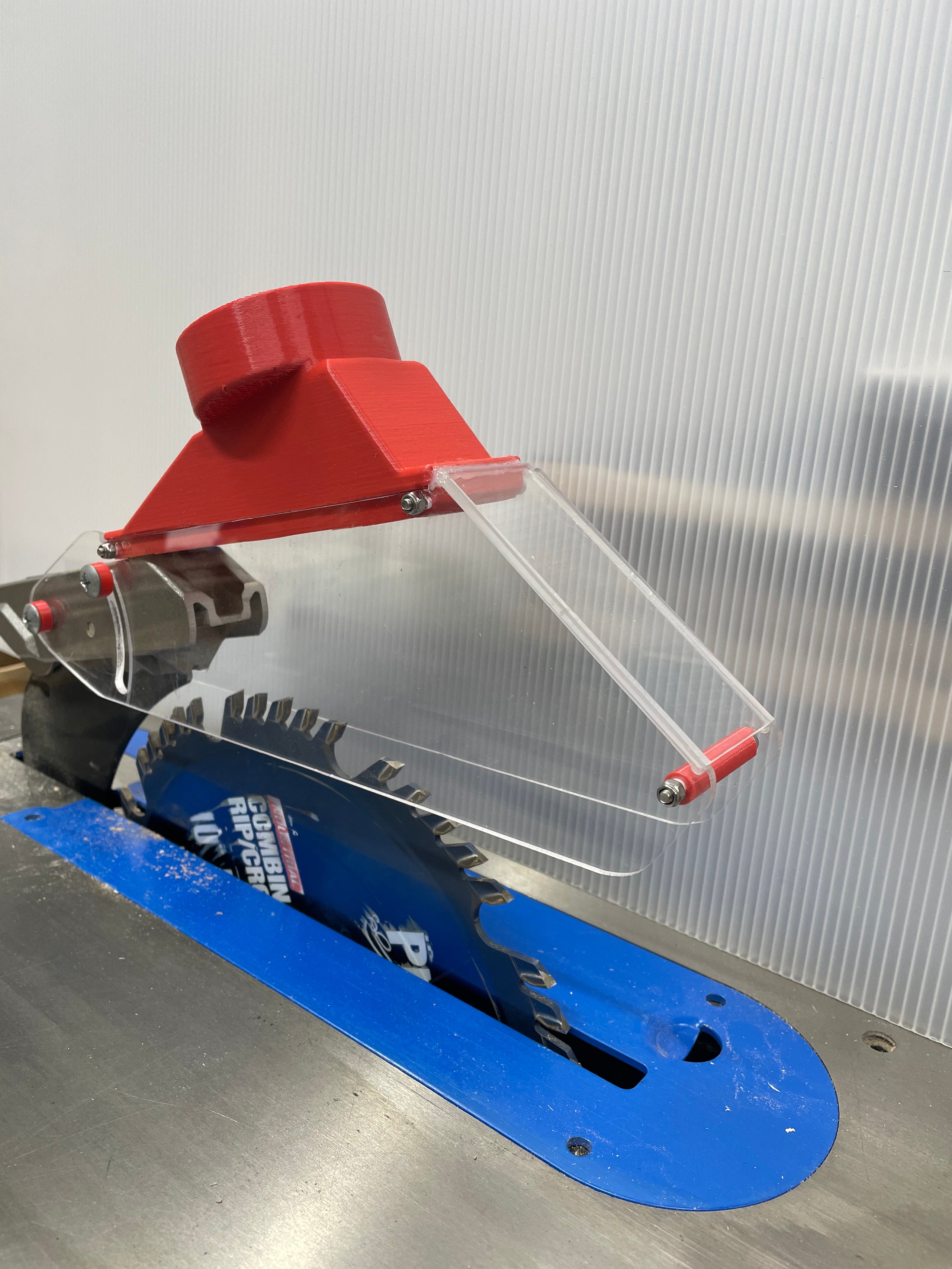Delta Table Saw Over the Blade Dust collector PLEASE ALLOW 5 DAYS PROCESSING